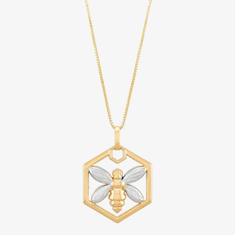 Limited Quantities! Womens 10K Gold Inch Pendant Necklace