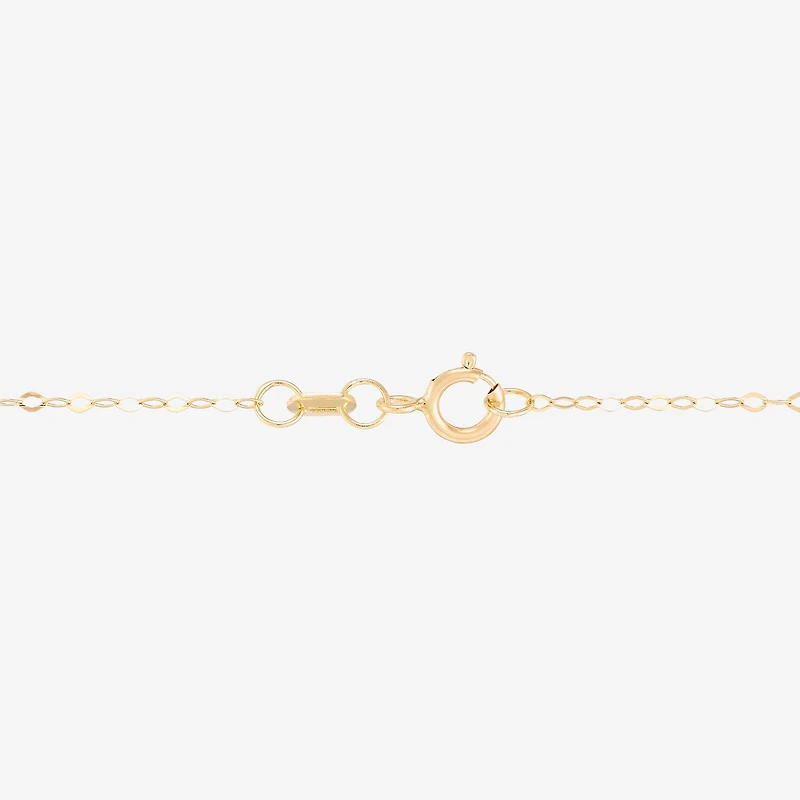 Limited Quantities! Womens 10K Gold 17 Inch Pendant Necklace