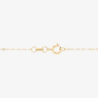 Limited Quantities! Womens 10K Gold 17 Inch Pendant Necklace