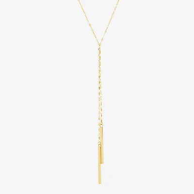 Limited Quantities! Womens 10K Gold 18 Inch Y Necklace