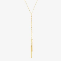 Limited Quantities! Womens 10K Gold 18 Inch Y Necklace