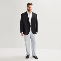 J. Ferrar 360 Stretch Knit Texture Mens Big and Tall Fabric Regular Fit Sport Coat