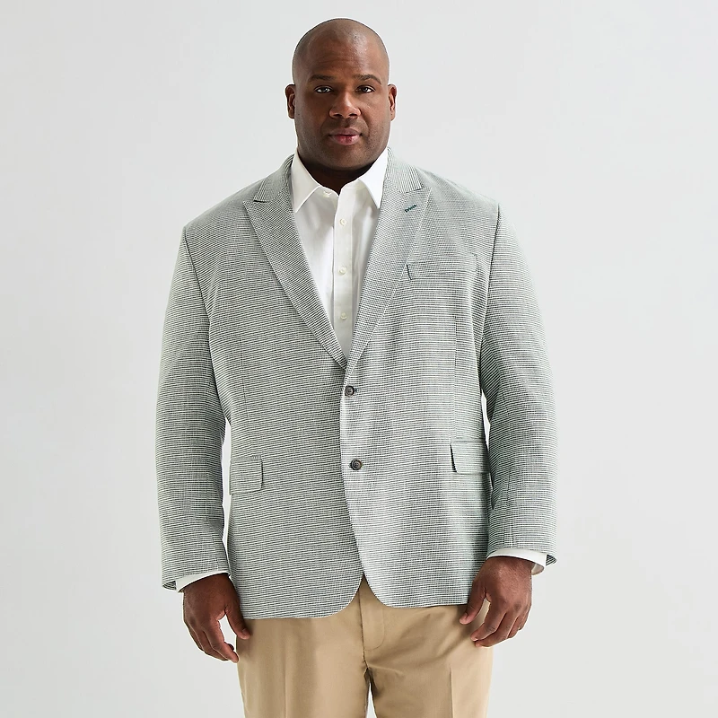 Stafford Mens Big and Tall Regular Fit Sport Coat