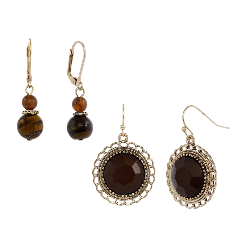 Mixit Womens Drop Earrings