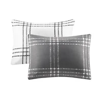 Intelligent Design Plaid Midweight Reversible Down Alternative Comforter Set