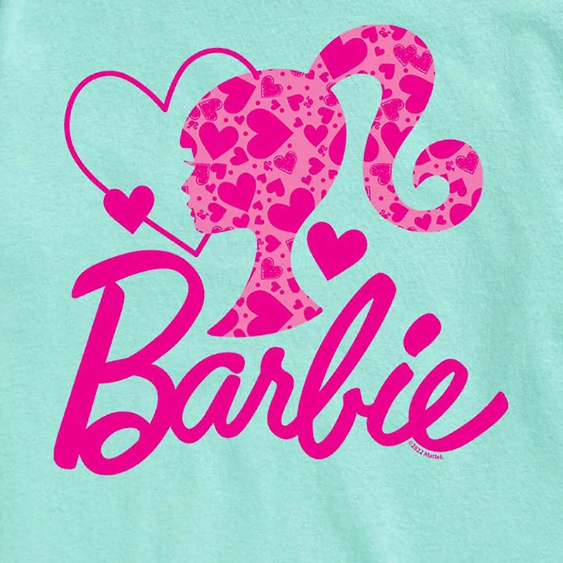Big Kid Girls Round Neck Short Sleeve Classic Fit Barbie Graphic T-Shirt