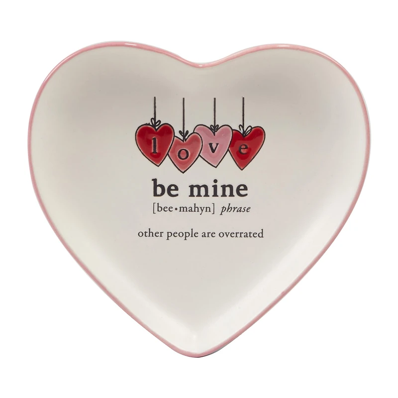 Certified International Valentine's Day 4-pc. Stoneware Appetizer Plate