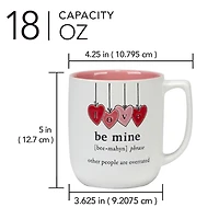Certified International Valentine's Day 4-pc. Coffee Mug