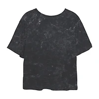 Lucky Charms Cropped Tee Womens Juniors Crew Neck Short Sleeve Regular Fit Graphic T-Shirt