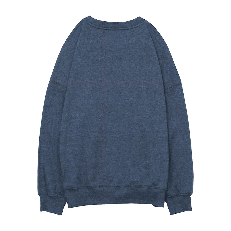 Flounder Womens Juniors Crew Neck Long Sleeve The Little Mermaid Sweatshirt