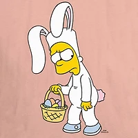 Bunny Bart Tee Womens Juniors Crew Neck Short Sleeve Regular Fit The Simpsons Graphic T-Shirt