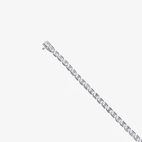 (F / Si1) Womens 5 CT. T.W. Lab Grown White Diamond 10K Gold 7 Inch Tennis Bracelet