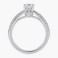 (G / I1) Womens 1 CT. T.W. Lab Grown White Diamond 14K Gold Round Engagement Ring