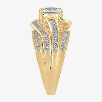 (G / I1) Womens 1 1/2 CT. T.W. Lab Grown White Diamond 10K Gold Round Engagement Ring