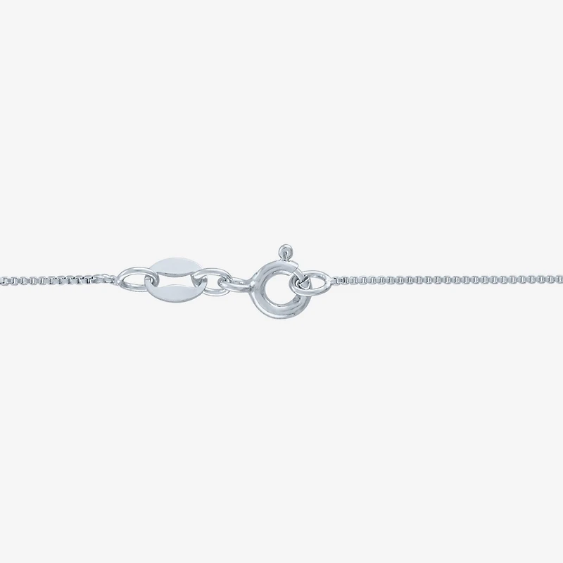 (G-H / I1-I2) Womens 5/8 CT. T.W. Lab Grown White Diamond Sterling Silver Heart 18 Inch Pendant Necklace