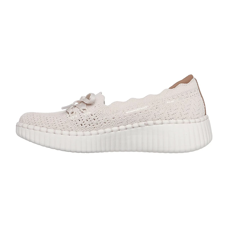 Skechers Wilshire Blvd Knit Sail Womens Almond Slip-On Shoe