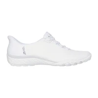 Skechers Hands Free Slip-Ins Breathe-Easy Knitty Waves Womens Almond Closed Toe Slip-On Shoe