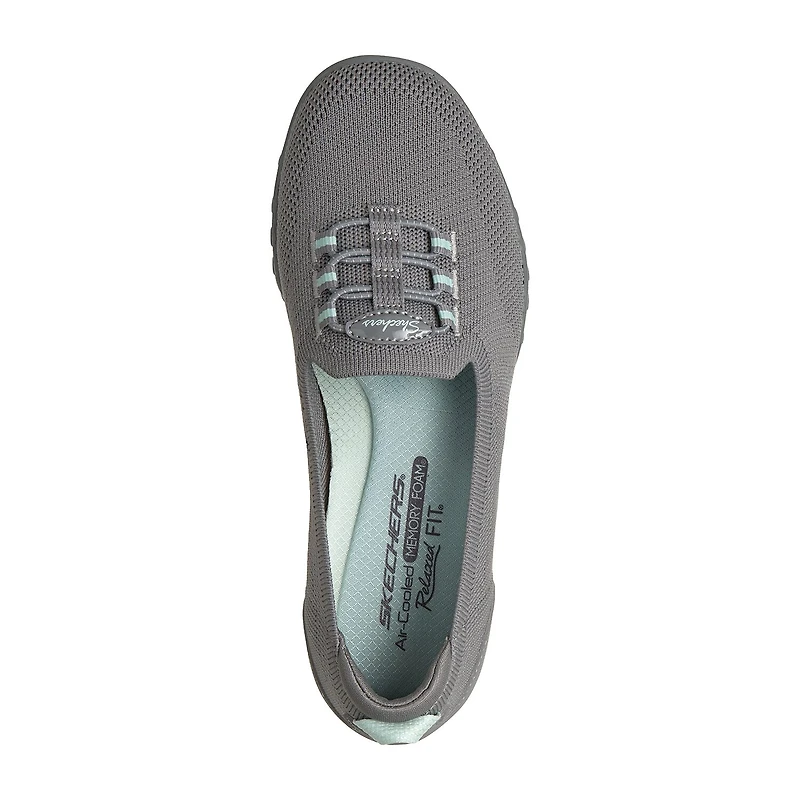 Skechers Breathe-Easy Feeling Sweet Womens Almond Closed Toe Slip-On Shoe