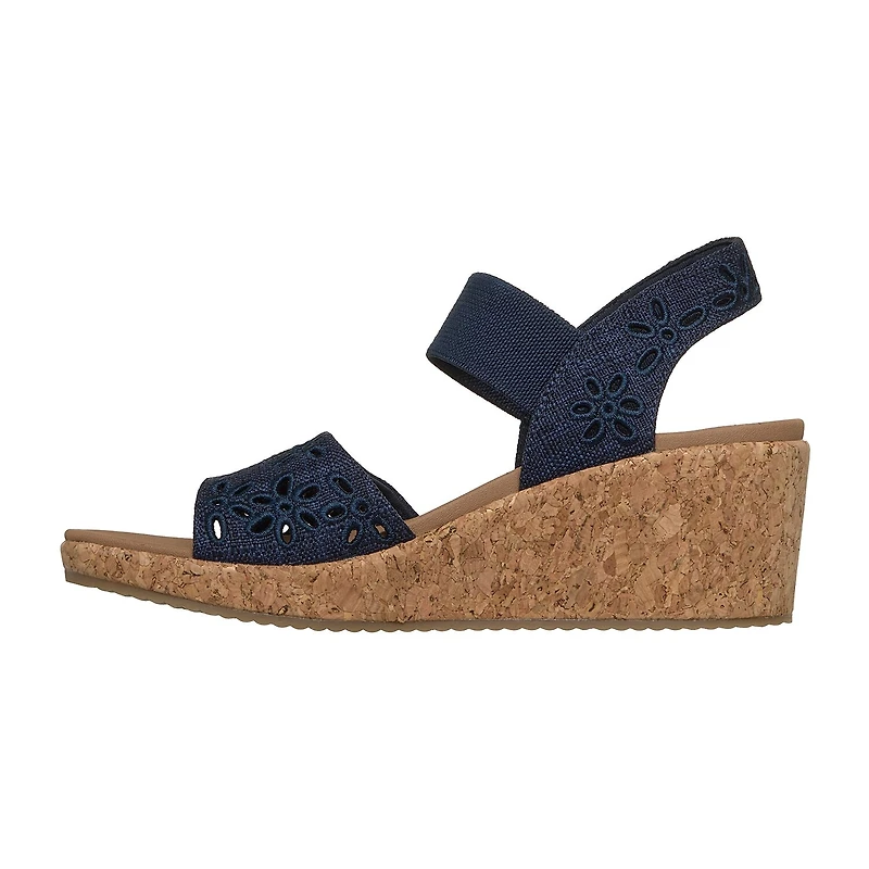 Skechers Womens Beverlee Arch Fit Wedge Sandals