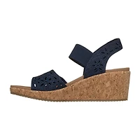 Skechers Womens Beverlee Arch Fit Wedge Sandals