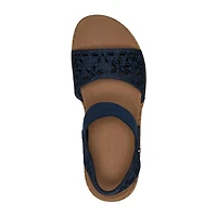 Skechers Womens Beverlee Arch Fit Wedge Sandals