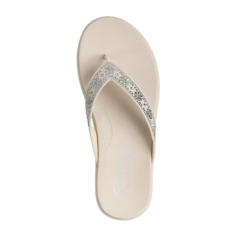 Skechers Womens Meditation Lux Flip-Flops