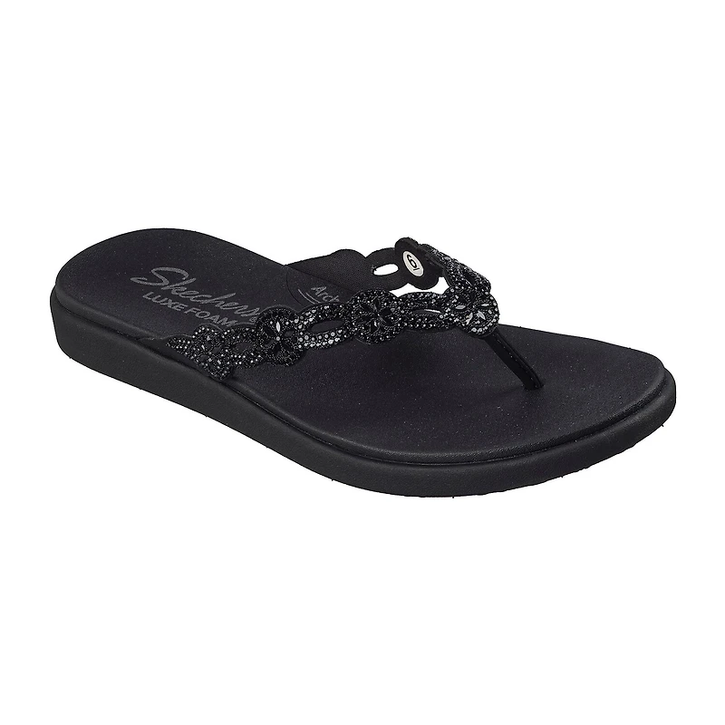 Skechers Womens Meditation Lux Flip-Flops