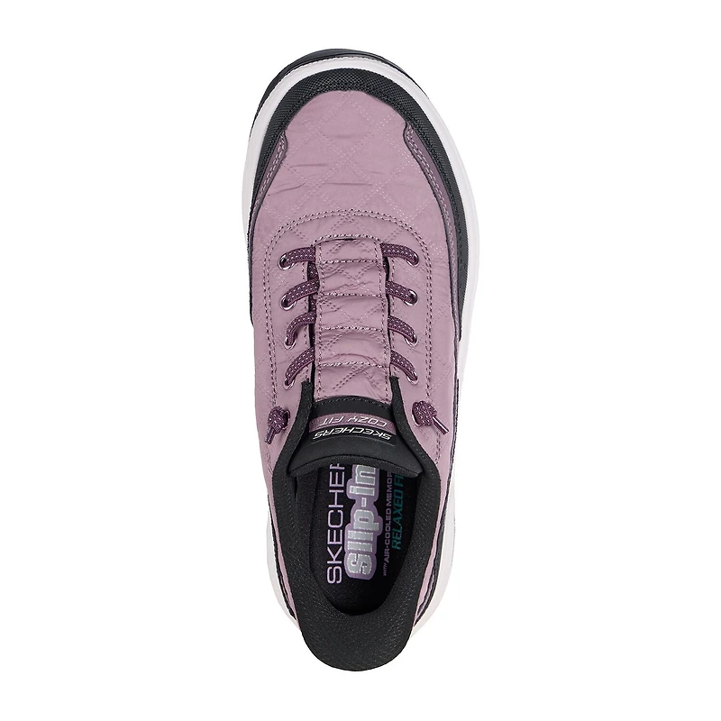 Skechers Hands Free Slip-Ins Cozy Fit Urban Explore Womens Slip-On Walking Shoes
