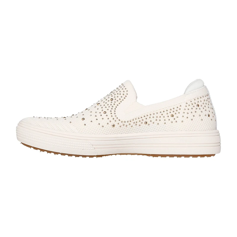 Skechers Arch Fit Arcade Martha Stewart Womens Round Closed Toe Slip-On Shoe