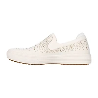 Skechers Arch Fit Arcade Martha Stewart Womens Round Closed Toe Slip-On Shoe