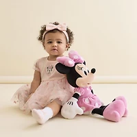 Baby Girls Short Sleeve Minnie Mouse A-Line Dress