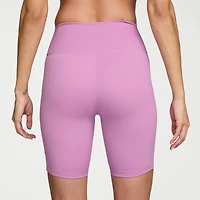 Nike Womens 8" High Rise Stretch Fabric Moisture Wicking Bike Short