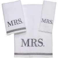 Avanti "Mr. & Mrs." Bath Towels