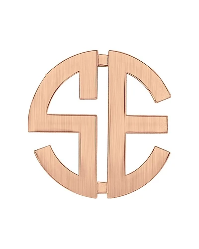 Personalized 10mm Two-Initial Monogram Single Stud Earring