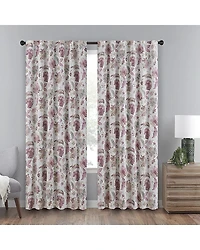 Eclipse Nina Rod Pocket Back Tab Blackout Single Curtain Panel