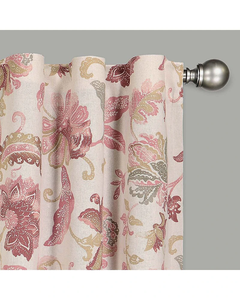 Eclipse Nina Rod Pocket Back Tab Blackout Single Curtain Panel