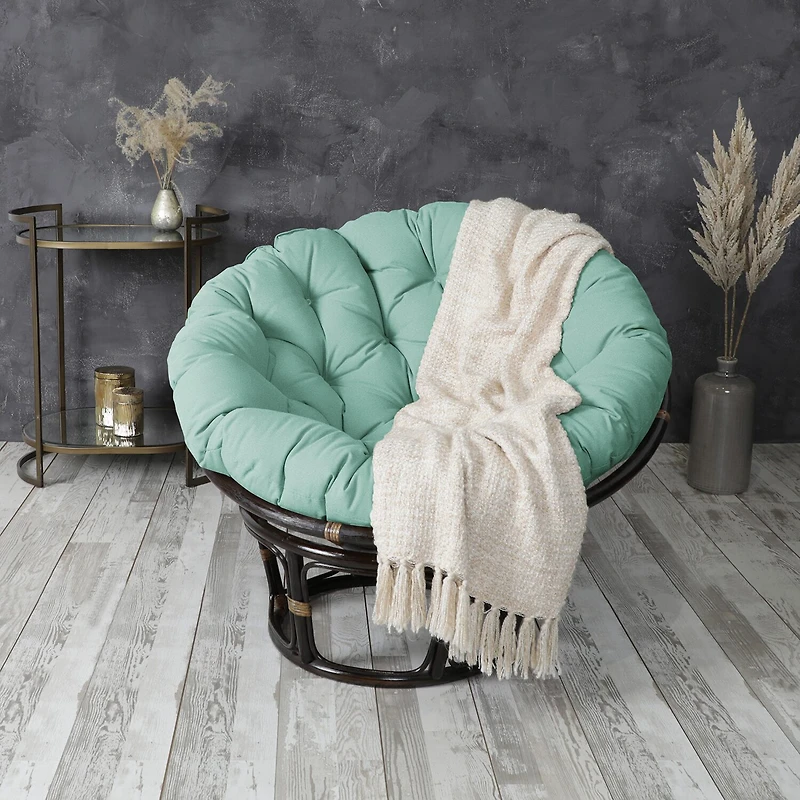 Mozaic Company 48''X48''X4'' Papasan Cushion Patio Seat