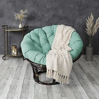 Mozaic Company 48''X48''X4'' Papasan Cushion Patio Seat