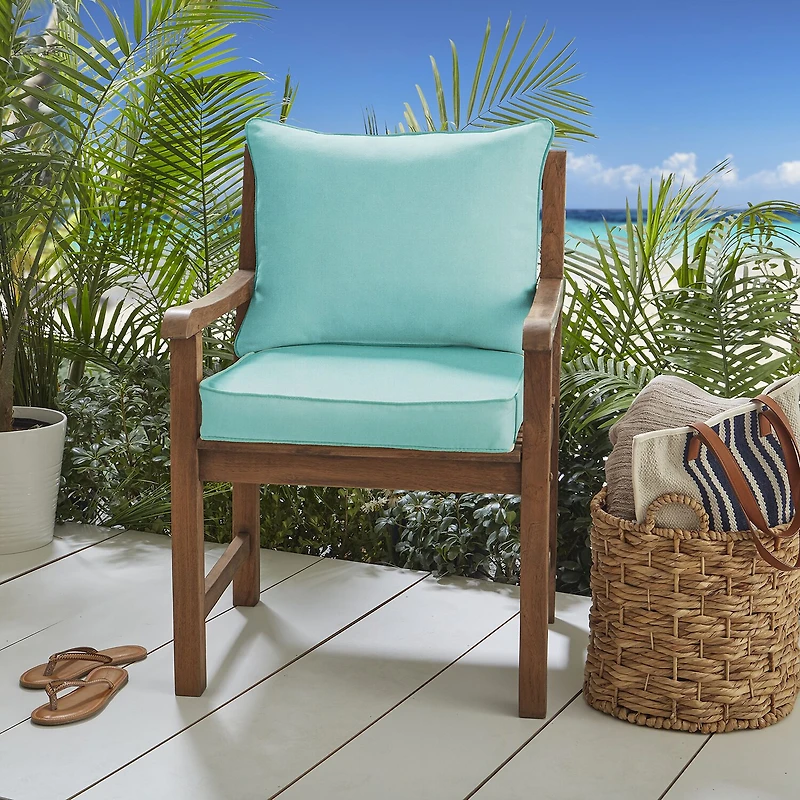 Mozaic Company Sunbrella Deep Seating Pillow and Cushion Set