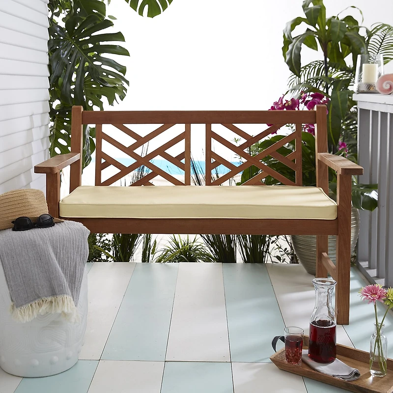 Mozaic Company Sunbrella Bench Cushion Corded