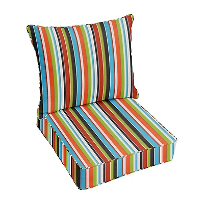 Mozaic Company Deep Seating Pillow And Set Patio Chair Cushion - Carousel Confetti