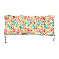Mozaic Company 60''X19''X3'' Bench Tufted Patio Seat Cushion - Corthian Dapple