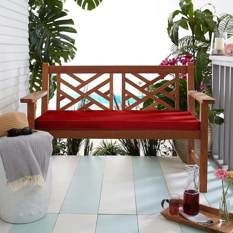 Mozaic Company Sunbrella Bench Cushion Corded