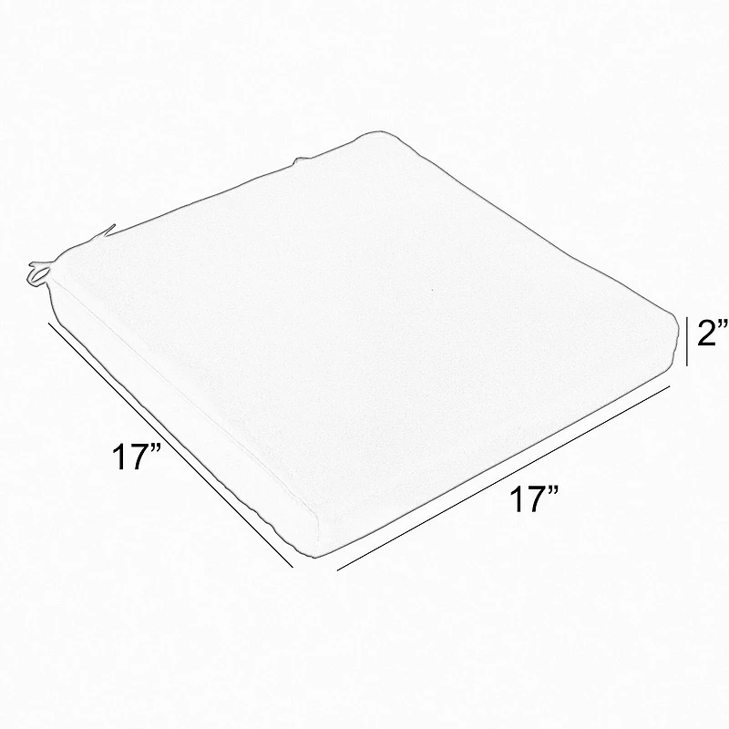 Mozaic Company Sunbrella Chair Pad Corded (Set of 2)