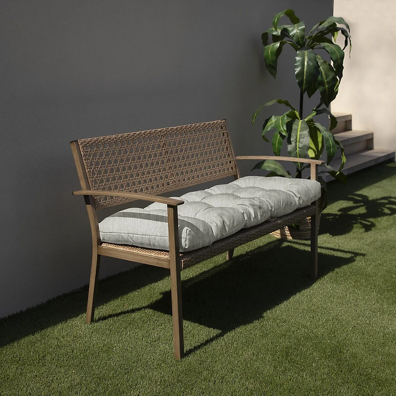 Mozaic Company Sunbrella Tufted Bench Cushion