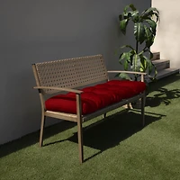 Mozaic Company Tufted Solid Bench Cushion