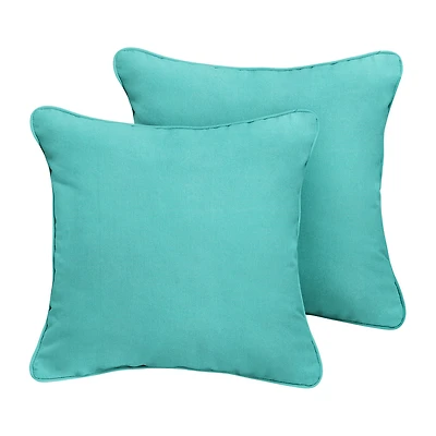 Mozaic Company 18'' Corded 2-pc. Square Outdoor Pillow - Canvas Aruba