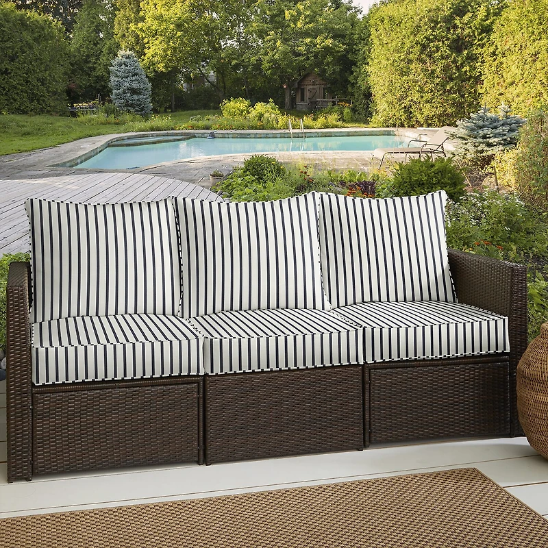 Mozaic Company Deep Seating Sofa Pillow And Cushion Set Patio Chair Cushion