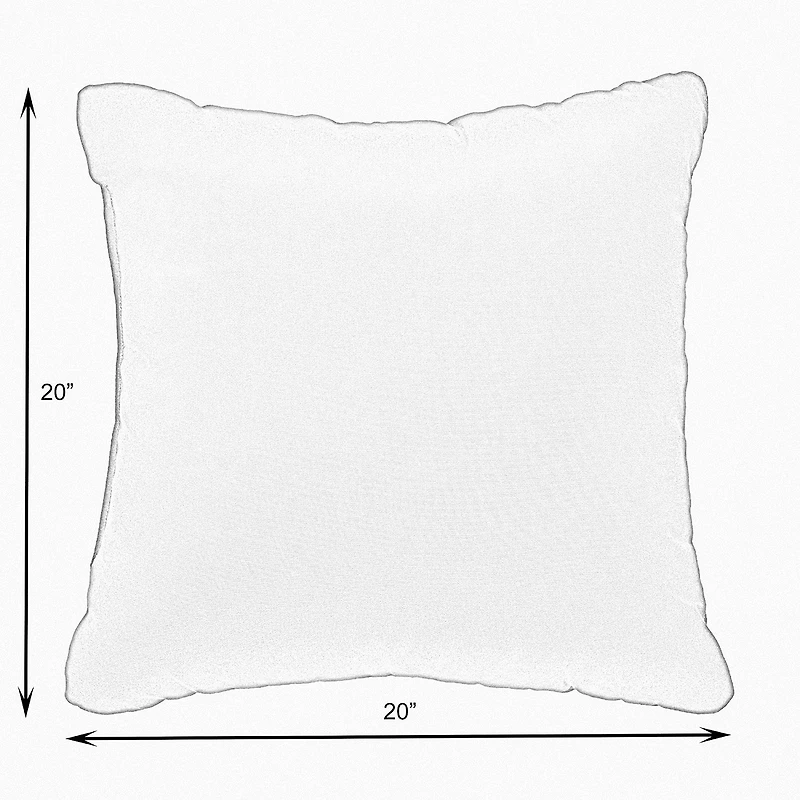 Mozaic Company 20'' Knife Edge (Set Of 2) Outdoor Pillow - Canvas Sunflower