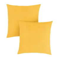 Mozaic Company 20'' Knife Edge (Set Of 2) Outdoor Pillow - Canvas Sunflower